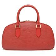 Pre-owned Leather handbags Louis Vuitton Vintage , Red , Dames