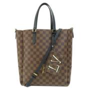 Pre-owned Canvas louis-vuitton-bags Louis Vuitton Vintage , Brown , Da...