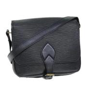 Pre-owned Leather louis-vuitton-bags Louis Vuitton Vintage , Black , D...