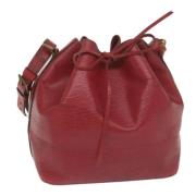 Pre-owned Leather louis-vuitton-bags Louis Vuitton Vintage , Red , Dam...