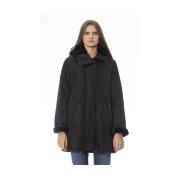 Elegante Omkeerbare Hoodie Jas Baldinini , Black , Dames