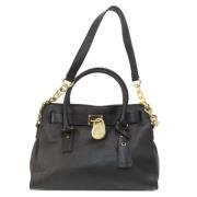 Pre-owned Leather totes Michael Kors Pre-owned , Black , Dames