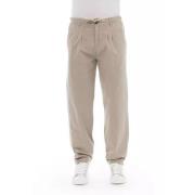 Chique Beige Chino Broek Baldinini , Beige , Heren