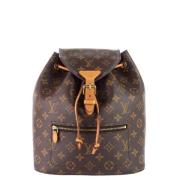 Pre-owned Canvas backpacks Louis Vuitton Vintage , Brown , Dames