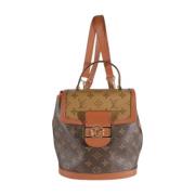 Pre-owned Canvas backpacks Louis Vuitton Vintage , Brown , Dames