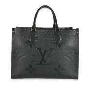 Pre-owned Leather louis-vuitton-bags Louis Vuitton Vintage , Black , D...