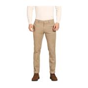 Gabardine Stretch Chino Broek Regular Fit Mason's , Beige , Heren