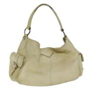 Pre-owned Leather prada-bags Prada Vintage , White , Dames