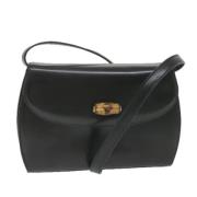 Pre-owned Leather gucci-bags Gucci Vintage , Black , Dames