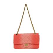 Pre-owned Leather crossbody-bags Chanel Vintage , Pink , Dames