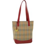 Pre-owned Leather totes Burberry Vintage , Brown , Dames