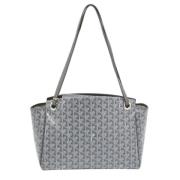 Pre-owned Leather totes Goyard Vintage , Gray , Dames