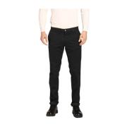 Gabardine Stretch Chino Broek Regular Fit Mason's , Gray , Heren