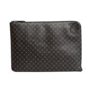 Stijlvolle Pochette met Ritssluiting Trussardi , Black , Dames