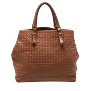 Pre-owned Leather totes Bottega Veneta Vintage , Brown , Dames