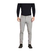 Glen Check Print Chino Broek Mason's , Gray , Heren