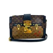 Pre-owned Canvas clutches Louis Vuitton Vintage , Brown , Dames