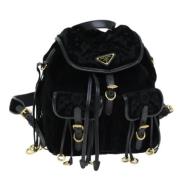 Pre-owned Fabric backpacks Prada Vintage , Black , Dames