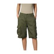 Victoria Cargo Bermuda Shorts Groen Mason's , Green , Dames