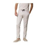 Slim Fit Linnen Katoen Jogger Broek Mason's , Beige , Heren