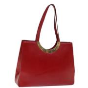 Pre-owned Leather totes Celine Vintage , Red , Dames