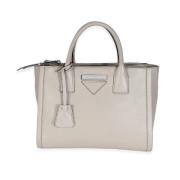 Pre-owned Leather totes Prada Vintage , Gray , Dames