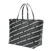 Pre-owned Coated canvas balenciaga-bags Balenciaga Vintage , Black , D...