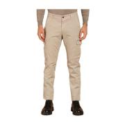 Extra Slim Fit Cargo Broek Mason's , Gray , Heren