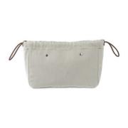 Pre-owned Leather clutches Hermès Vintage , White , Dames