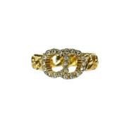 Pre-owned Metal dior-jewelry Dior Vintage , Yellow , Dames