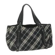 Pre-owned Canvas totes Burberry Vintage , Black , Dames