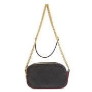 Pre-owned Leather shoulder-bags Chanel Vintage , Black , Dames