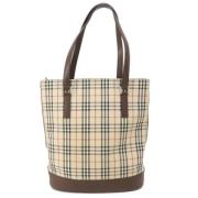 Pre-owned Canvas totes Burberry Vintage , Brown , Dames