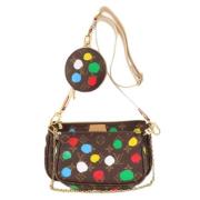 Pre-owned Canvas clutches Louis Vuitton Vintage , Multicolor , Dames