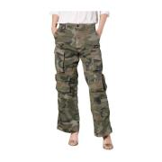 Groene Camouflage Cargo Broek voor Vrouwen Mason's , Green , Dames