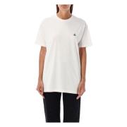 Multicolor Orb Classic T-Shirt Wit Vivienne Westwood , White , Dames