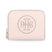 Roze Synthetisch Leren Damesportemonnee Tory Burch , Pink , Dames