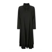 Elegante R-Track Jurk voor Vrouwen Yohji Yamamoto , Black , Dames