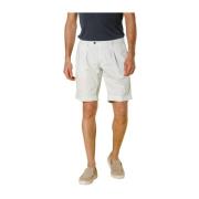 Slim Fit Chino Bermuda Shorts Mason's , Blue , Heren