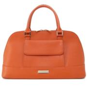 Pre-owned Plastic totes Burberry Vintage , Orange , Dames