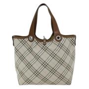 Pre-owned Nylon totes Burberry Vintage , Beige , Dames