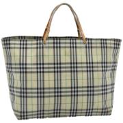 Pre-owned Nylon totes Burberry Vintage , Yellow , Dames