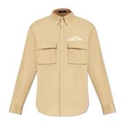 Shirt met logo Dsquared2 , Beige , Heren