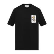 T-shirt met print Moschino , Black , Heren