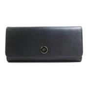 Pre-owned Leather wallets Loewe Pre-owned , Black , Dames