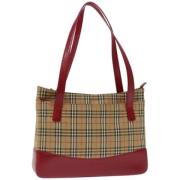 Pre-owned Canvas totes Burberry Vintage , Beige , Dames