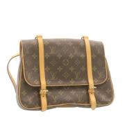 Pre-owned Canvas backpacks Louis Vuitton Vintage , Brown , Dames