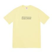 Limited Edition Krijt Box Logo Tee Kaws , Yellow , Heren