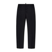 Broek met logo Dsquared2 , Black , Dames