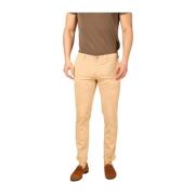 Heren Chino Broeken in Gabardine Regular Mason's , Beige , Heren